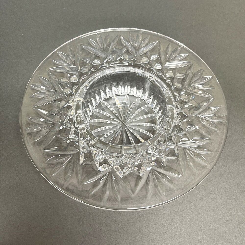 Waterford Candle Holder Clear Crystal Glass 8" x 2 1/8"‎